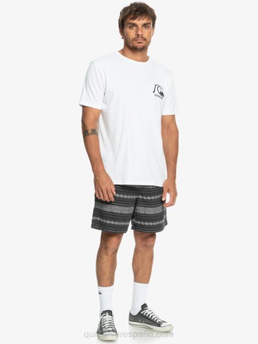 negro taxer jaquard hori pantalones cortos taxer en jacquard D6T4D423 hombres Quiksilver