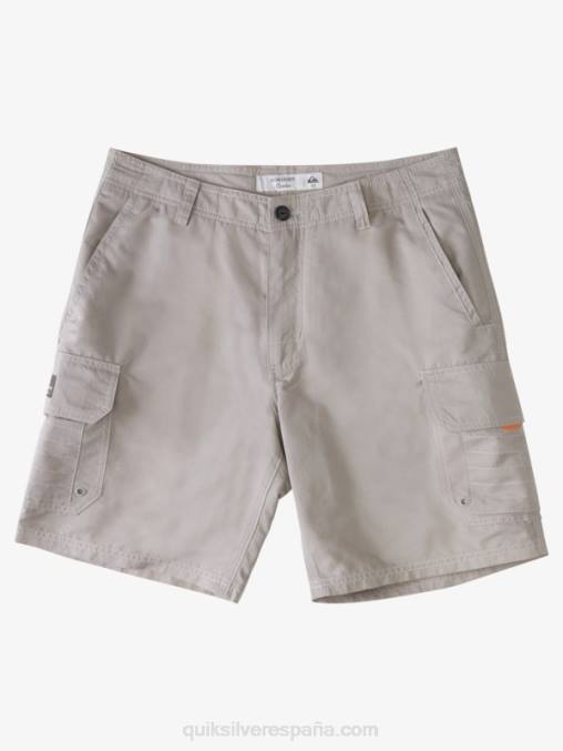 pedernal gris shorts cargo waterman maldive 20 D6T4D1728 hombres Quiksilver