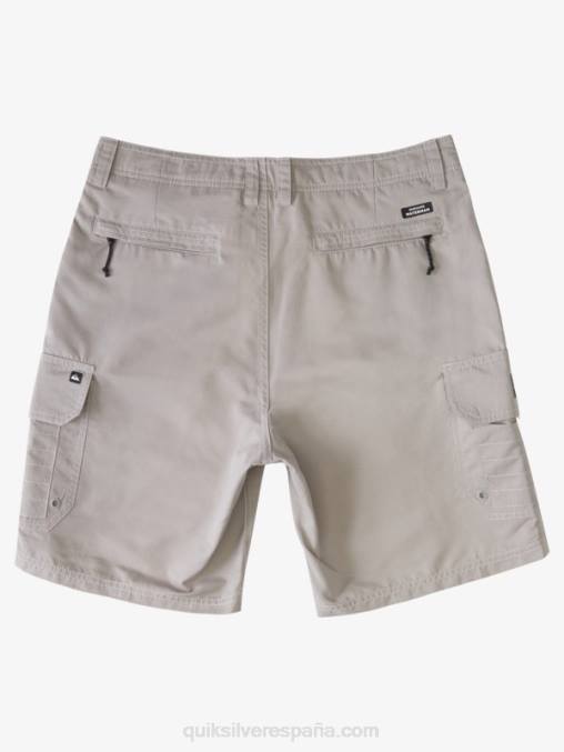 pedernal gris shorts cargo waterman maldive 20 D6T4D1728 hombres Quiksilver