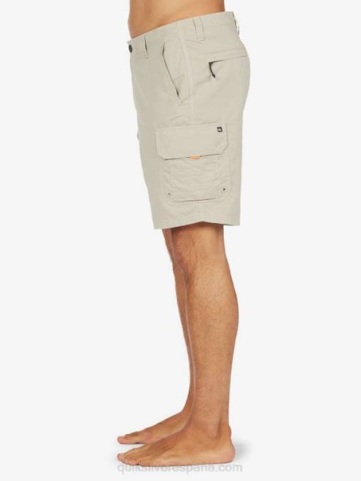 pedernal gris shorts cargo waterman maldive 20 D6T4D1728 hombres Quiksilver
