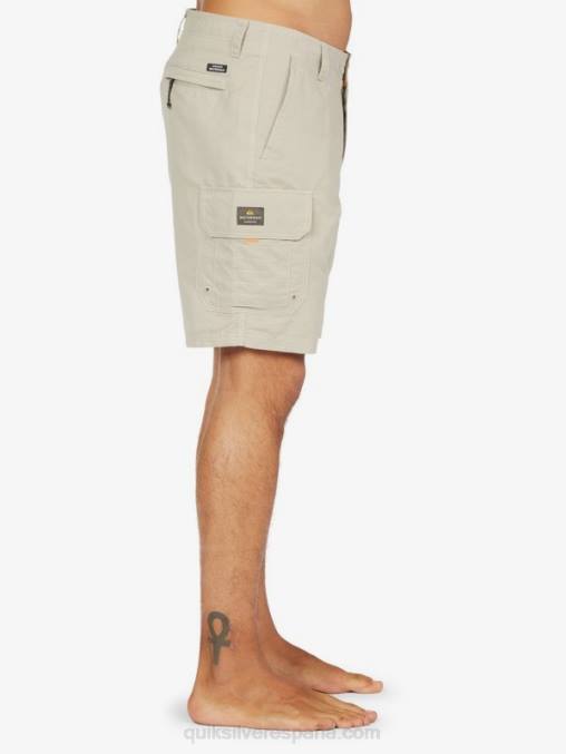 pedernal gris shorts cargo waterman maldive 20 D6T4D1728 hombres Quiksilver