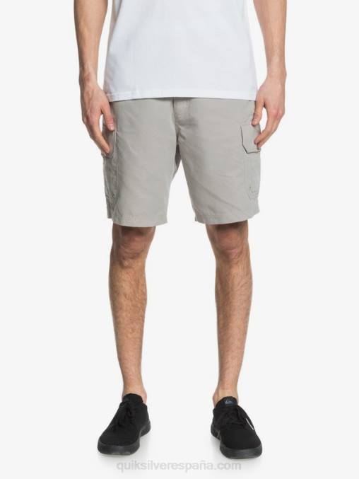 pedernal gris shorts cargo waterman maldive 20 D6T4D1728 hombres Quiksilver