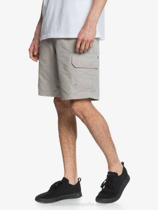 pedernal gris shorts cargo waterman maldive 20 D6T4D1728 hombres Quiksilver
