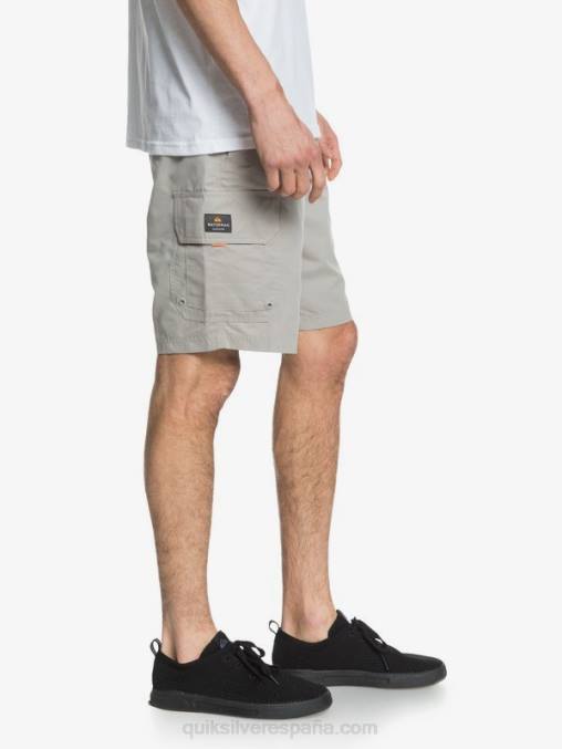pedernal gris shorts cargo waterman maldive 20 D6T4D1728 hombres Quiksilver