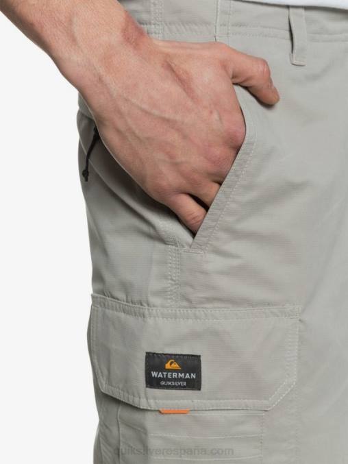 pedernal gris shorts cargo waterman maldive 20 D6T4D1728 hombres Quiksilver