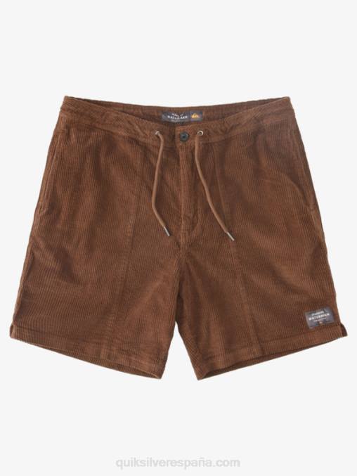 tierra oscura shorts de pana Waterman Cordy D6T4D875 hombres Quiksilver