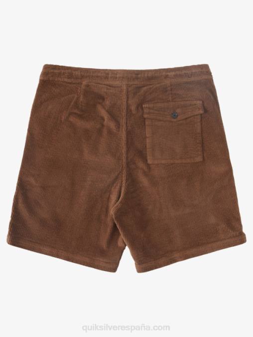 tierra oscura shorts de pana Waterman Cordy D6T4D875 hombres Quiksilver