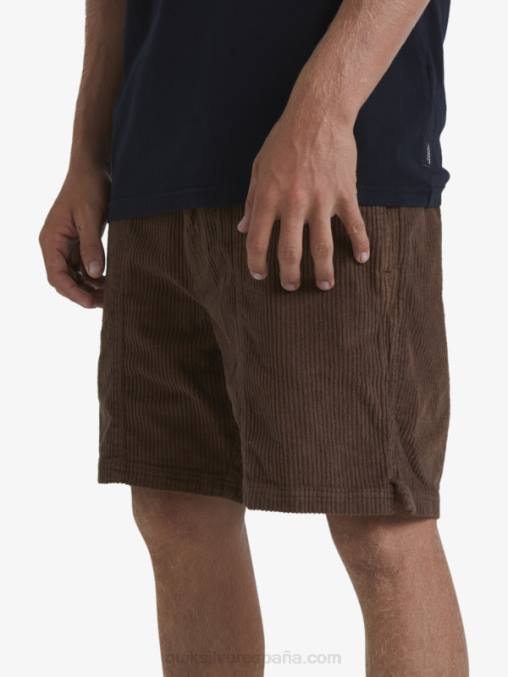 tierra oscura shorts de pana Waterman Cordy D6T4D875 hombres Quiksilver