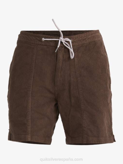 tierra oscura shorts de pana Waterman Cordy D6T4D875 hombres Quiksilver