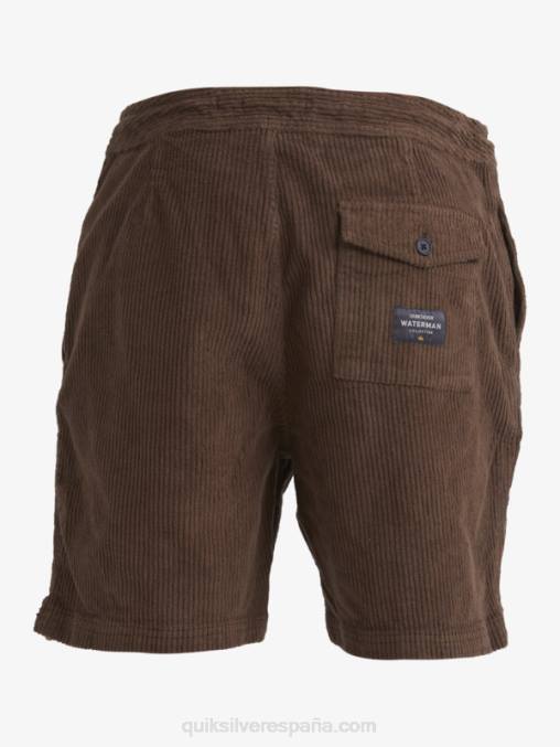 tierra oscura shorts de pana Waterman Cordy D6T4D875 hombres Quiksilver