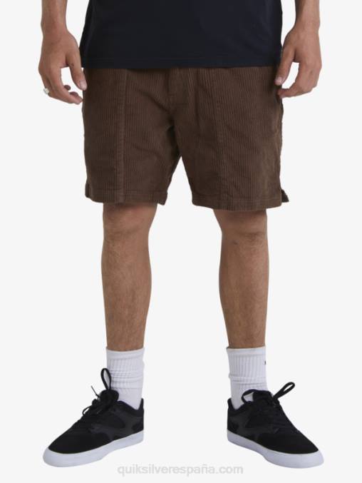 tierra oscura shorts de pana Waterman Cordy D6T4D875 hombres Quiksilver