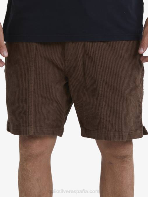 tierra oscura shorts de pana Waterman Cordy D6T4D875 hombres Quiksilver