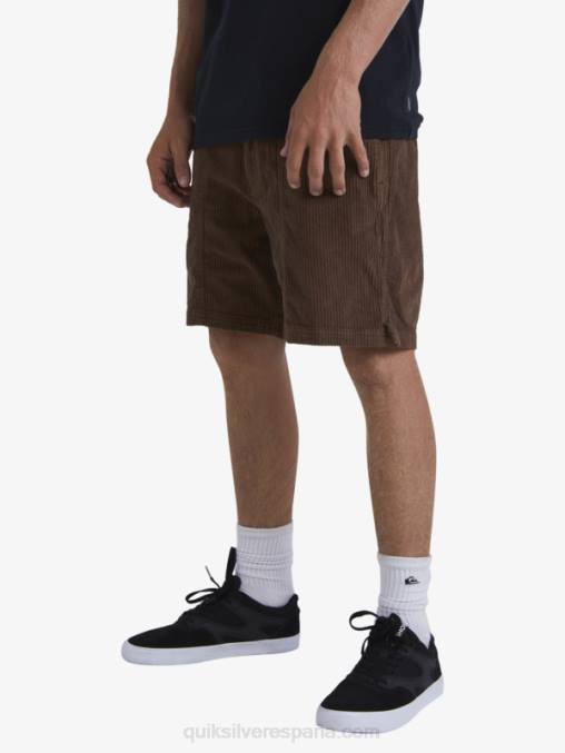 tierra oscura shorts de pana Waterman Cordy D6T4D875 hombres Quiksilver