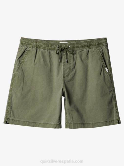 trébol de cuatro hojas shorts taxer 17 con cintura elástica D6T4D1380 hombres Quiksilver