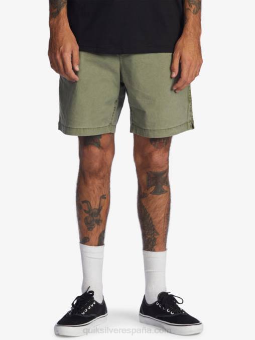 trébol de cuatro hojas shorts taxer 17 con cintura elástica D6T4D1380 hombres Quiksilver