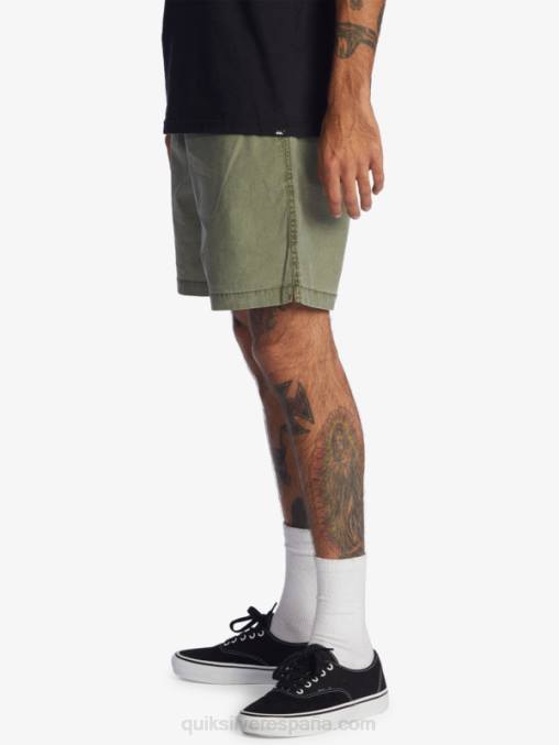 trébol de cuatro hojas shorts taxer 17 con cintura elástica D6T4D1380 hombres Quiksilver