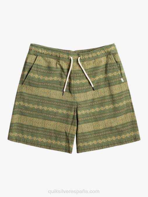 trébol de cuatro hojas taxer jacquar pantalones cortos taxer en jacquard D6T4D422 hombres Quiksilver