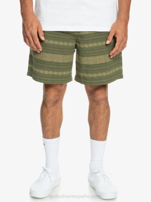 trébol de cuatro hojas taxer jacquar pantalones cortos taxer en jacquard D6T4D422 hombres Quiksilver