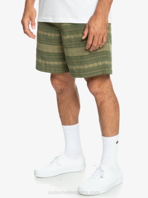 trébol de cuatro hojas taxer jacquar pantalones cortos taxer en jacquard D6T4D422 hombres Quiksilver