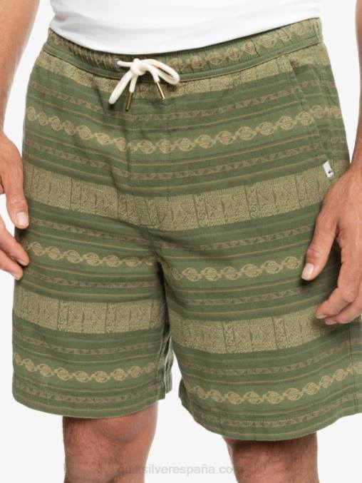 trébol de cuatro hojas taxer jacquar pantalones cortos taxer en jacquard D6T4D422 hombres Quiksilver