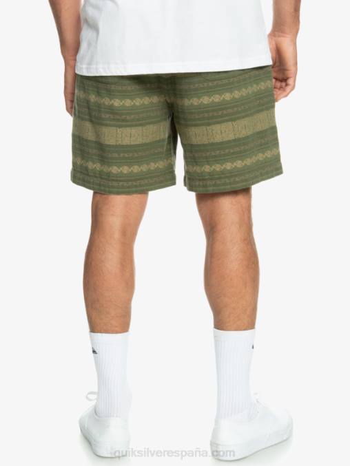 trébol de cuatro hojas taxer jacquar pantalones cortos taxer en jacquard D6T4D422 hombres Quiksilver