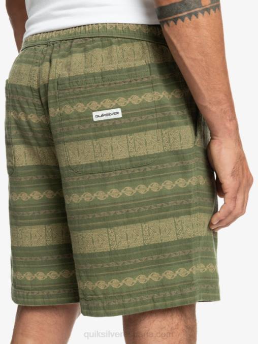 trébol de cuatro hojas taxer jacquar pantalones cortos taxer en jacquard D6T4D422 hombres Quiksilver