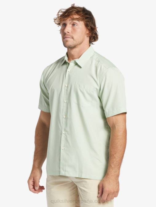 Kingscliff verde sutil playera de manga corta Waterman Kings Cliff D6T4D286 hombres Quiksilver