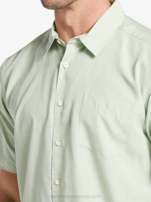 Kingscliff verde sutil playera de manga corta Waterman Kings Cliff D6T4D286 hombres Quiksilver
