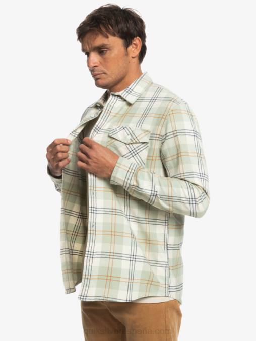Liebre de salvia del desierto camisa harelaw stretch manga larga D6T4D1510 hombres Quiksilver