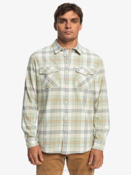 Liebre de salvia del desierto camisa harelaw stretch manga larga D6T4D1510 hombres Quiksilver