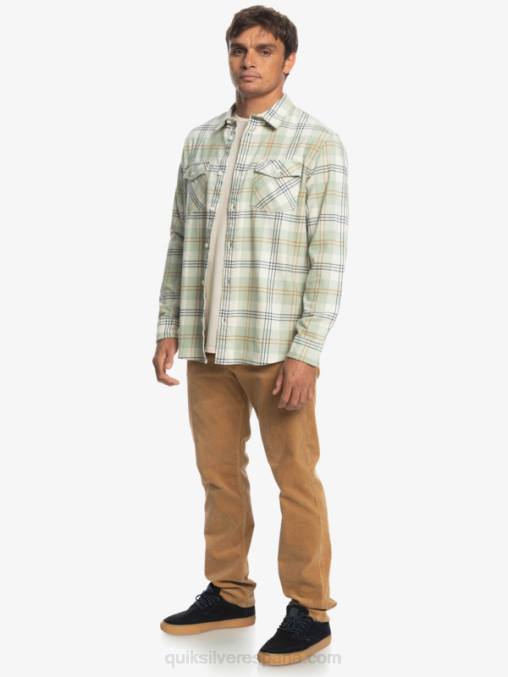 Liebre de salvia del desierto camisa harelaw stretch manga larga D6T4D1510 hombres Quiksilver