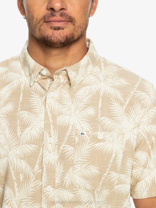 Plage momento fugaz camisa de manga corta momento fugaz D6T4D994 hombres Quiksilver