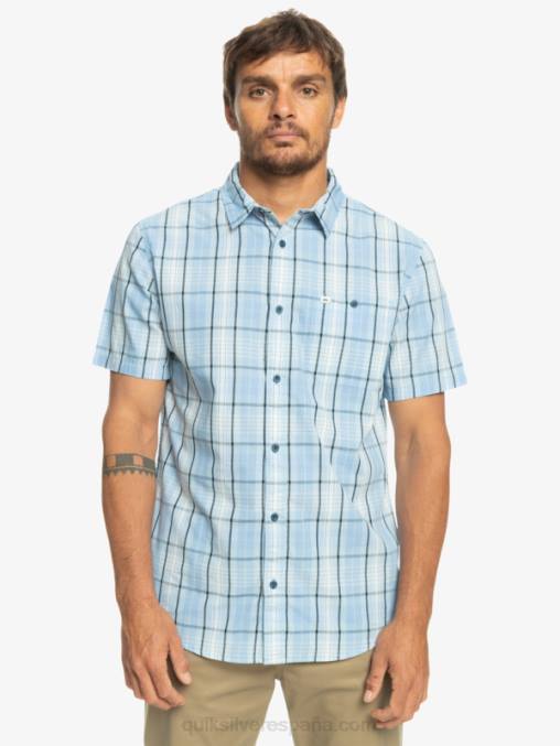 Swinton azul cielo nueva camiseta de manga corta swinton D6T4D916 hombres Quiksilver