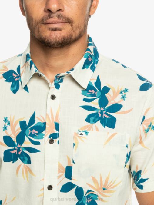 abedul de vacaciones camisa de manga corta de vacaciones D6T4D1088 hombres Quiksilver