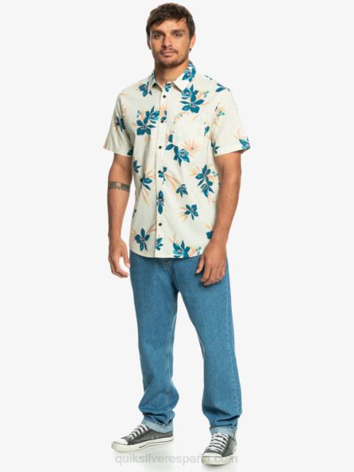 abedul de vacaciones camisa de manga corta de vacaciones D6T4D1088 hombres Quiksilver