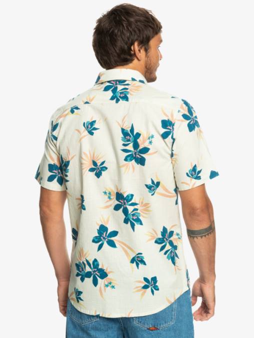 abedul de vacaciones camisa de manga corta de vacaciones D6T4D1088 hombres Quiksilver