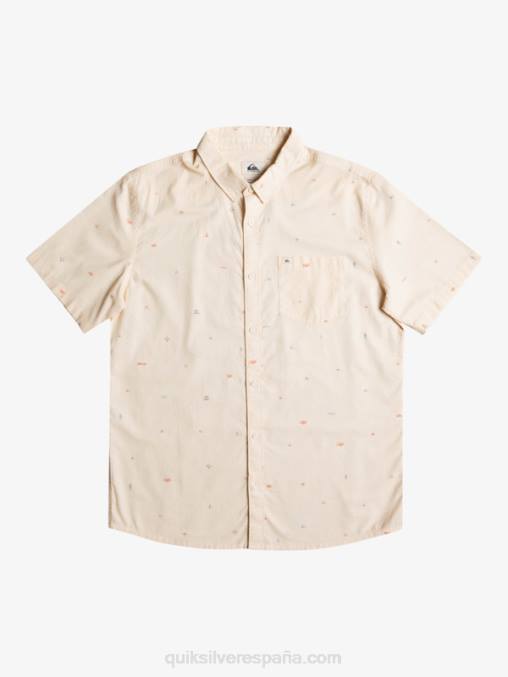 abedul espaciado camisa de manga corta espaciada D6T4D1630 hombres Quiksilver