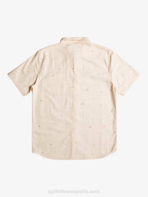 abedul espaciado camisa de manga corta espaciada D6T4D1630 hombres Quiksilver