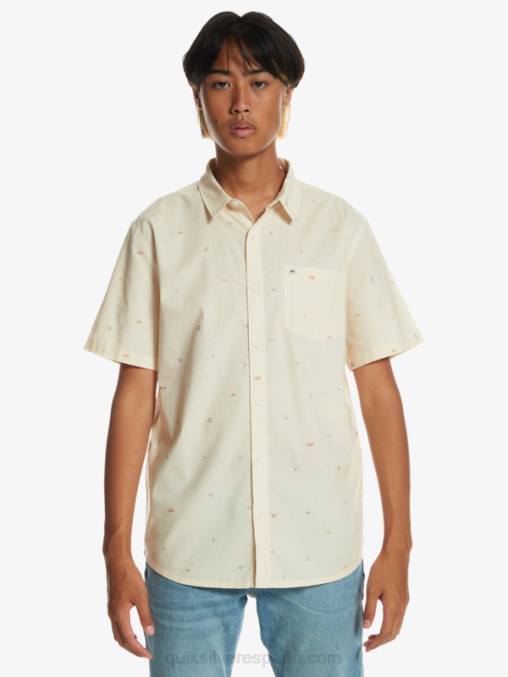 abedul espaciado camisa de manga corta espaciada D6T4D1630 hombres Quiksilver