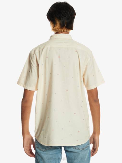 abedul espaciado camisa de manga corta espaciada D6T4D1630 hombres Quiksilver