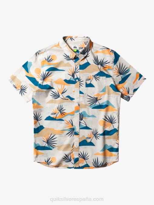 abedul lento aturdimiento ss camisa de manga corta aturdida lenta D6T4D666 hombres Quiksilver