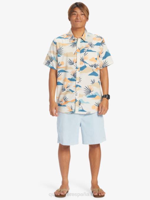 abedul lento aturdimiento ss camisa de manga corta aturdida lenta D6T4D666 hombres Quiksilver