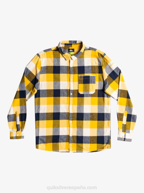 abedul madre mosca 223 camisa de franela de manga larga motherfly D6T4D1575 hombres Quiksilver