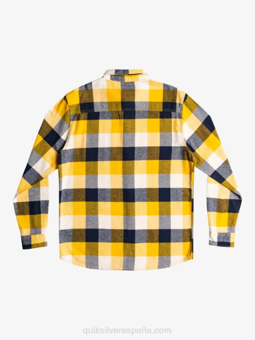 abedul madre mosca 223 camisa de franela de manga larga motherfly D6T4D1575 hombres Quiksilver