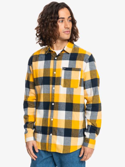 abedul madre mosca 223 camisa de franela de manga larga motherfly D6T4D1575 hombres Quiksilver
