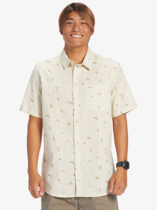 abedul pacífico rave ss camisa de manga corta rave pacífica D6T4D590 hombres Quiksilver