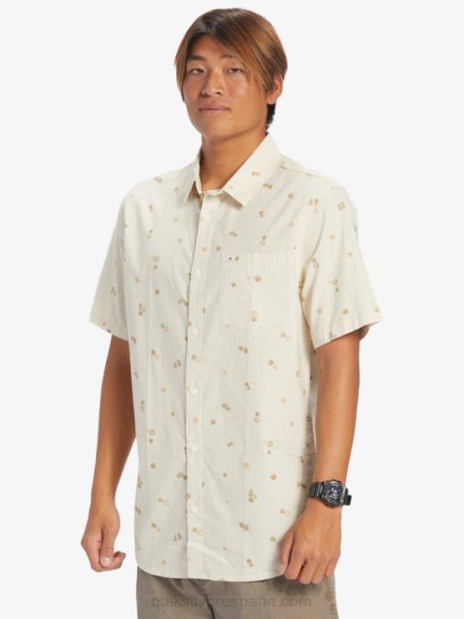 abedul pacífico rave ss camisa de manga corta rave pacífica D6T4D590 hombres Quiksilver