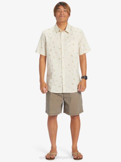 abedul pacífico rave ss camisa de manga corta rave pacífica D6T4D590 hombres Quiksilver