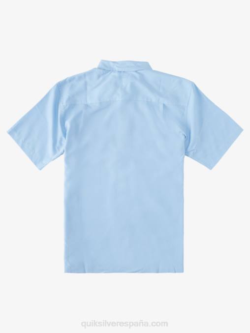 acantilado azul anochecer reyes playera de manga corta Waterman Kings Cliff D6T4D285 hombres Quiksilver
