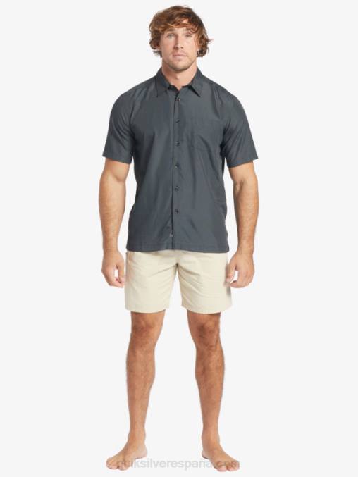 acantilado de los reyes negros playera de manga corta Waterman Kings Cliff D6T4D283 hombres Quiksilver